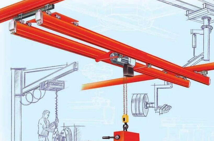 铝合金KBK轨道起重机